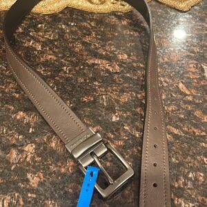 Men’s Columbia Reversible Brown/Black Pebble Grain Belt With Gunmetal Buckle